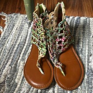 Zigi Soho Multicolor Gladiator Sandals